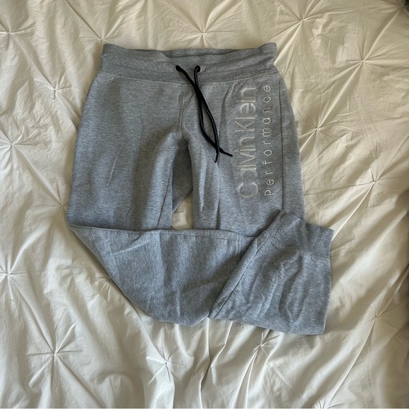 Calvin Klein Gray Track Pants - Picture 1 of 6